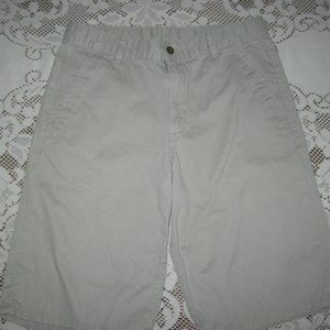 Boys Khaki Shorts Adjustable Waist B30